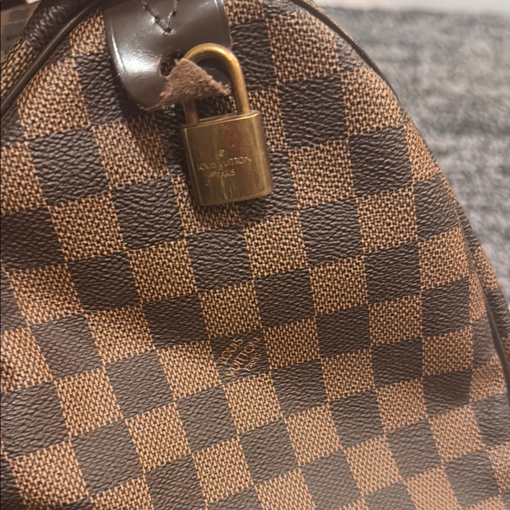 Louis Vuitton Damier Speedy Checkered Tote - Picture 4 of 8